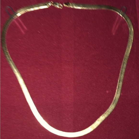 Jewelry - New thick 14K gold filled herringbone chain necklace on 925 sterling silver